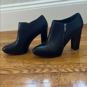 Franco Sarto Leather Ankle Boots